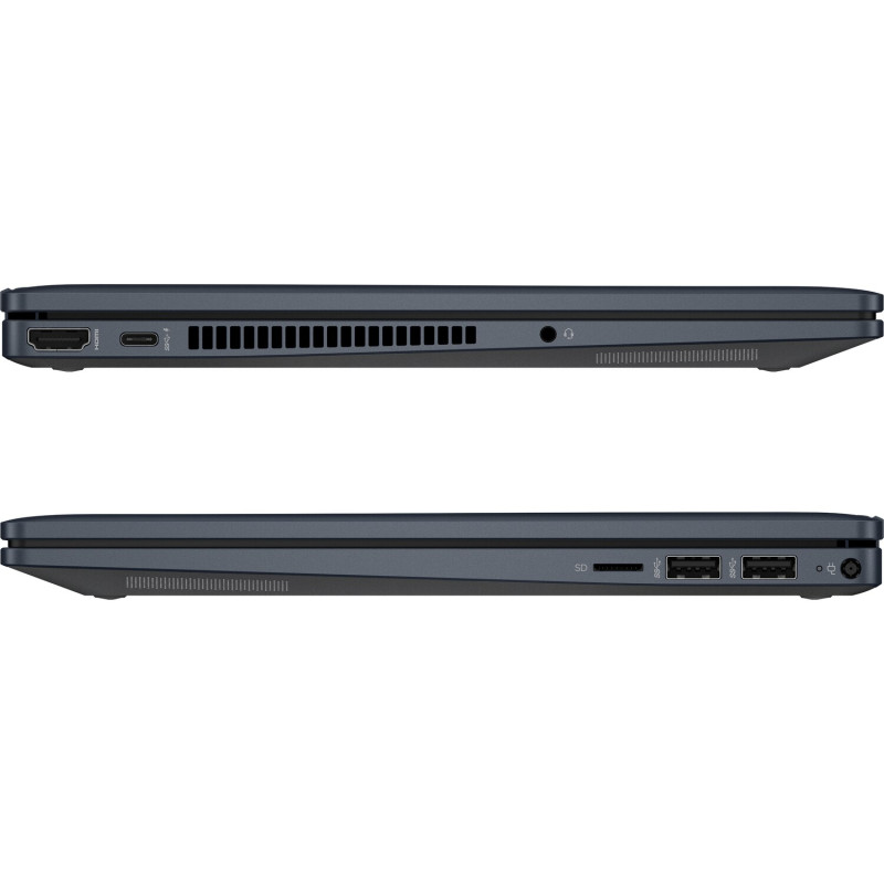 Ноутбук HP Pavilion x360 14-ek1010ua 14" FHD IPS Ts/i3-1315U (4.5)/8Gb/SSD512Gb/Int UHD/Підсв/DOS/Синій (833G5EA)