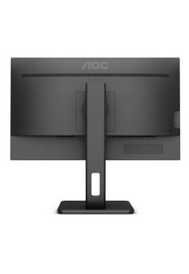 TFT 23.8" AOC Q24P2Q, IPS, QHD,  75Гц, DP, HDMI, VGA, USB хаб, HAS, Pivot,  колонки, чорний