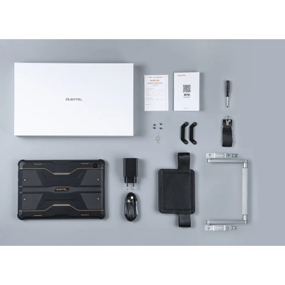 Планшет Oukitel RT6 10.1" FHD+ 8GB/256GB / MT8788 / 20000mAh / 16+16Мп / IP69K / LTE Black