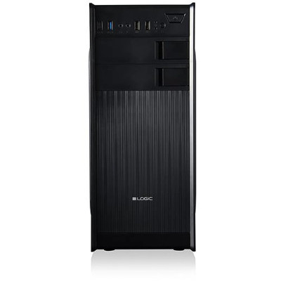Корпус LogicConcept K23 USB 3.0x2+2.0x2 BLACK без БЖ ATX