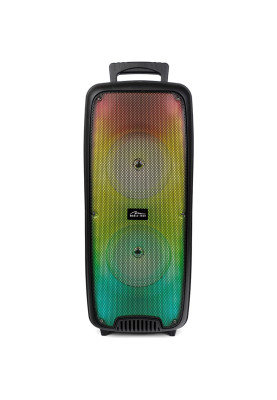 Акустична система 1.0 Media-Tech 20W, Bluetooth/FM/AUX/MicroSD/USB/RGB/КАРАОКЕ чорна