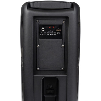 Акустична система 1.0 Media-Tech 20W, Bluetooth/FM/AUX/MicroSD/USB/RGB/КАРАОКЕ чорна