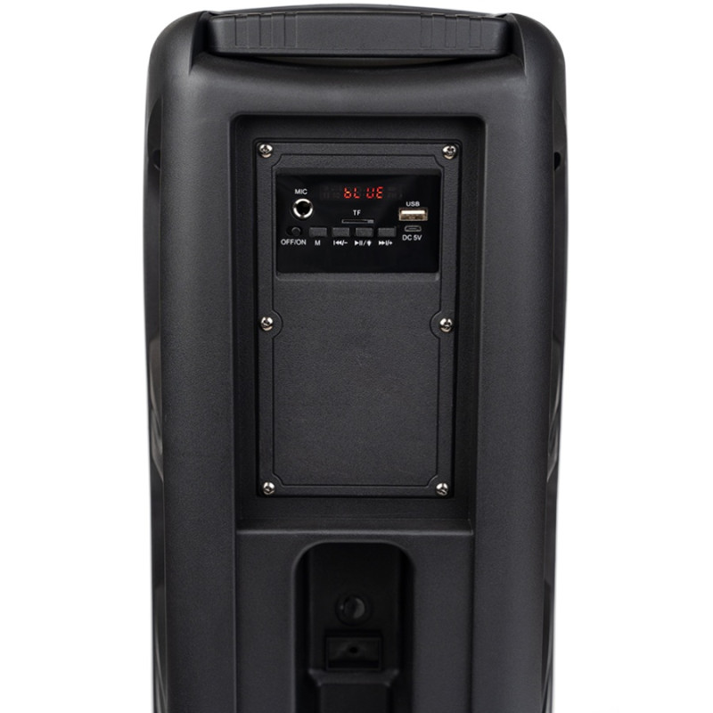Акустична система 1.0 Media-Tech 20W, Bluetooth/FM/AUX/MicroSD/USB/RGB/КАРАОКЕ чорна