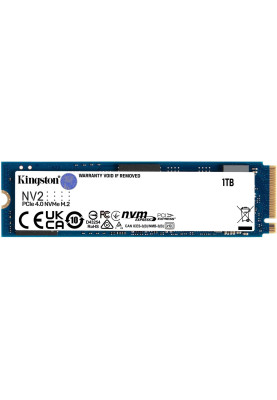 Накопичувач SSD 1TB Kingston NV2 M.2 2280 PCIe Gen 4x4 3D NAND, Retail