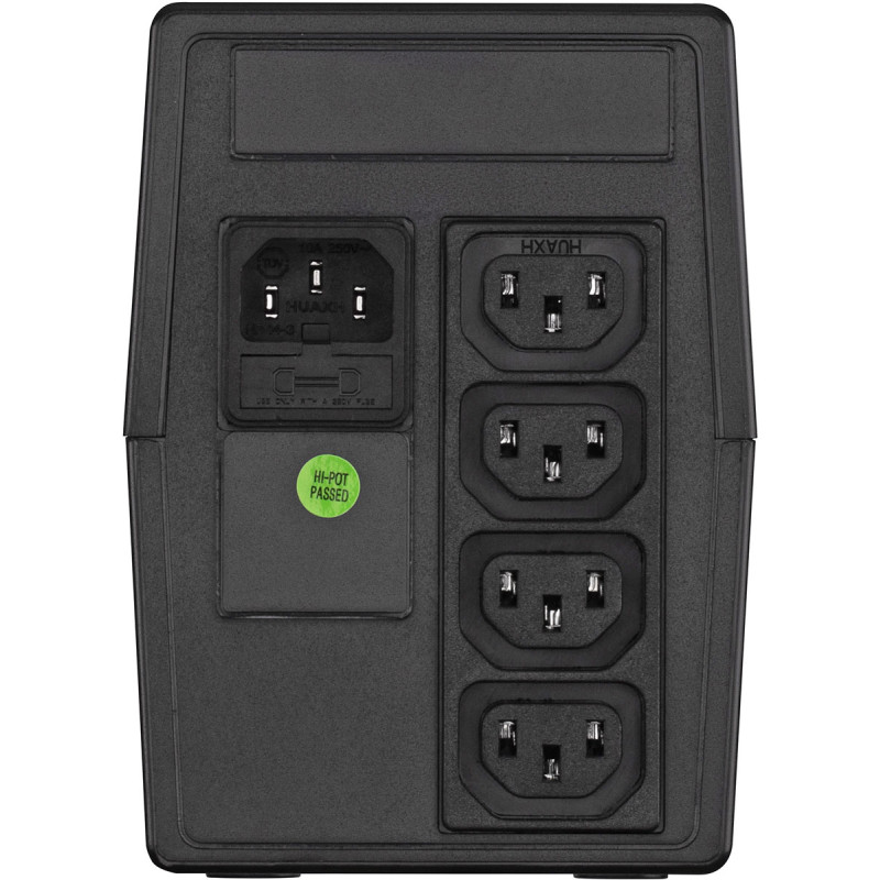 ДБЖ FSP FP650, 650VA/360W, IEC*4. 230V/50Hz ,w/o RJ45,w/o USB, Black, 12V/7Ah*1, CIS