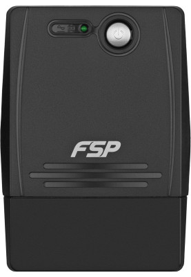 ДБЖ FSP FP650, 650VA/360W, IEC*4. 230V/50Hz ,w/o RJ45,w/o USB, Black, 12V/7Ah*1, CIS