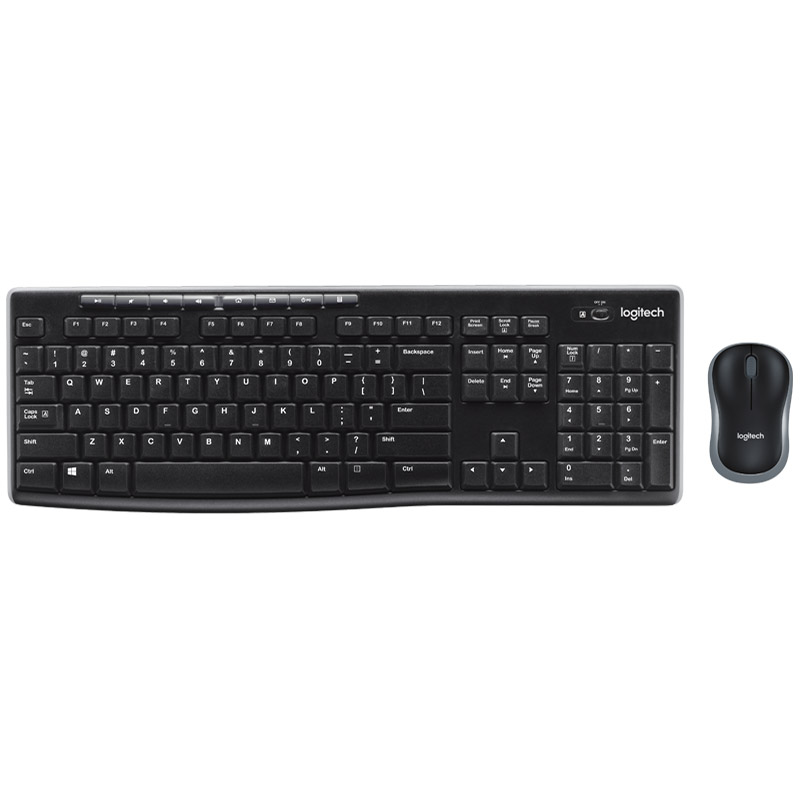 Комплект Logitech Cordless Desktop MK270 Combo, чорний