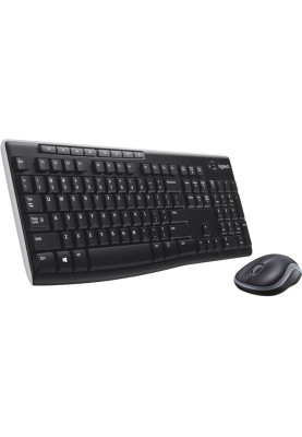 Комплект Logitech Cordless Desktop MK270 Combo, чорний