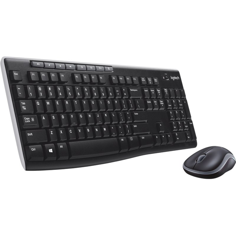 Комплект Logitech Cordless Desktop MK270 Combo, чорний