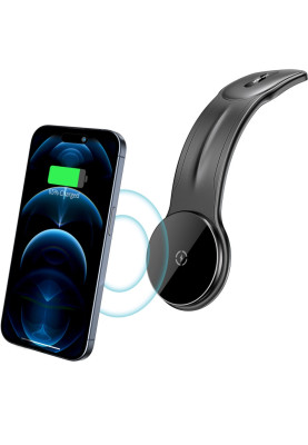 Автомобільне кріплення для смартфона D21 Magnetic wireless (на панель) Velcro Acefast