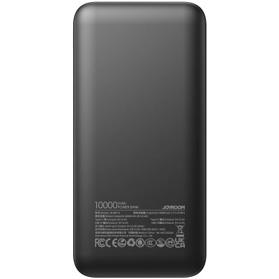 УМБ Joyroom 10000mAh 12W 2xUSB-A, USB-C In/Out, Black (JR-PBF12) УМБ Joyroom 10000mAh 12W 2xUSB-A, USB-C In/Out, Black (JR-PBF12)