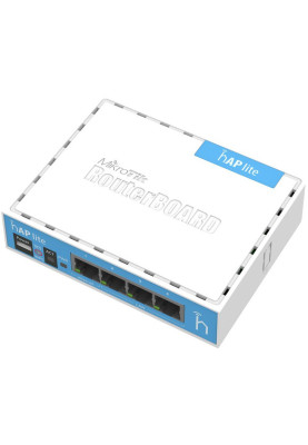 Маршрутизатор Mikrotik RB941-2ND, 650MHz and 32MB RAM (hAP lite)