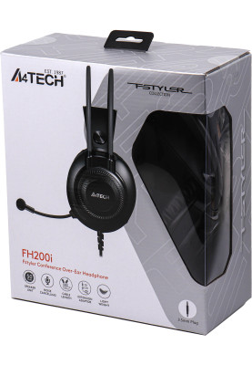 Навушники A4-Tech FH200i (Grey) з мікрофоном,колір сірий