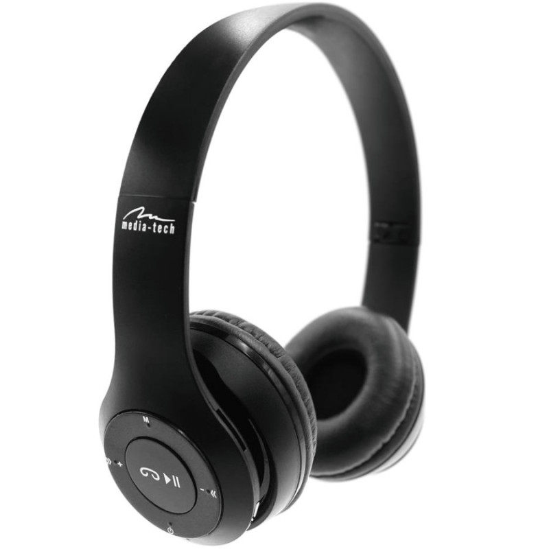 Гарнітура Media-Tech EPSILION BT MT3591 FM/ MP3, Bluetooth+3,5мм, Black