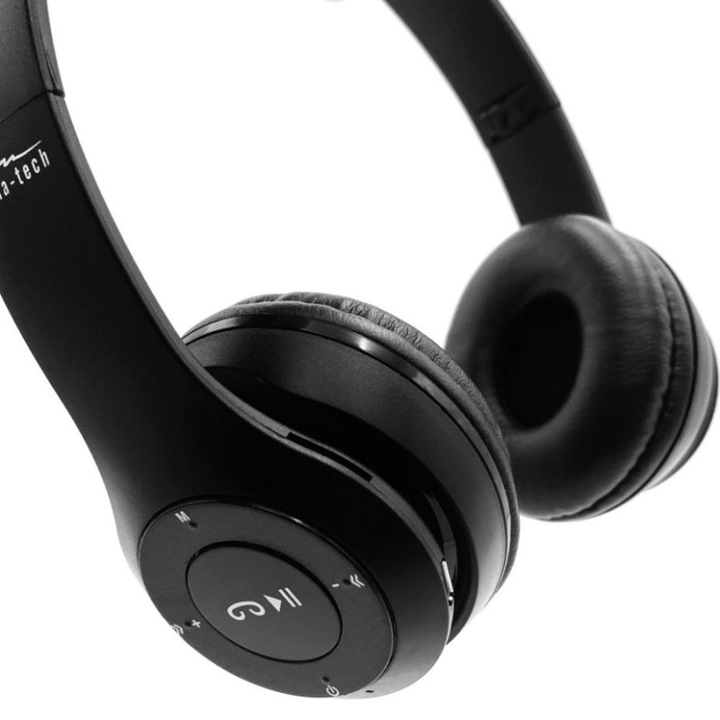 Гарнітура Media-Tech EPSILION BT MT3591 FM/ MP3, Bluetooth+3,5мм, Black
