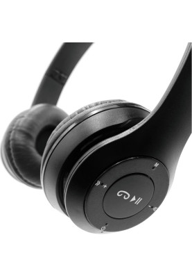 Гарнітура Media-Tech EPSILION BT MT3591 FM/ MP3, Bluetooth+3,5мм, Black
