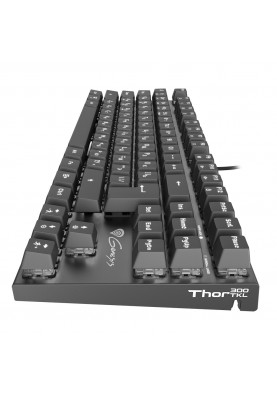 Клавіатура ігрова механічна Genesis Thor 300 TKL 87 Outemu Red USB чорна