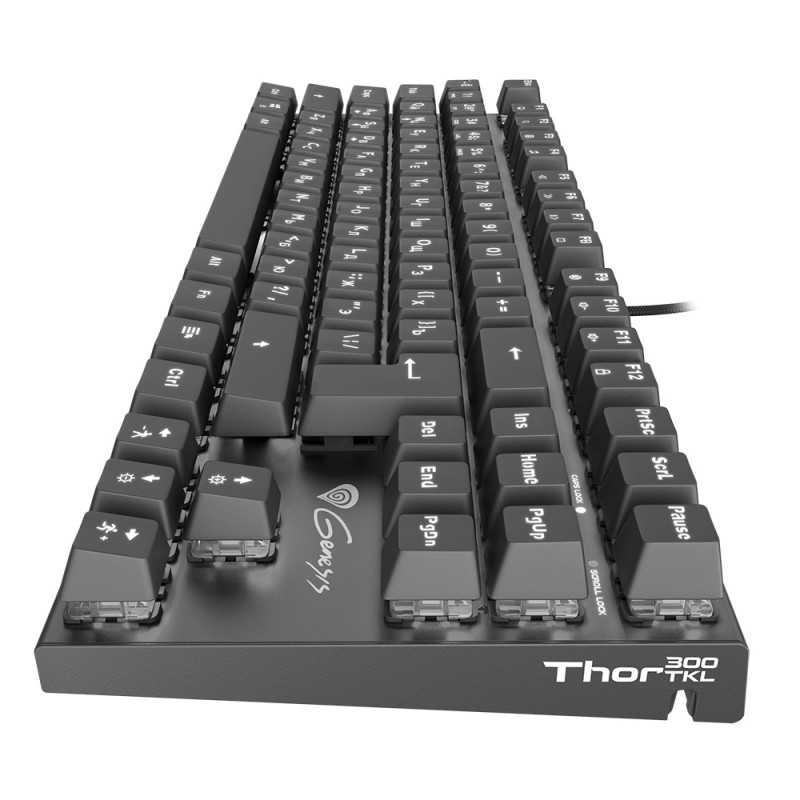 Клавіатура ігрова механічна Genesis Thor 300 TKL 87 Outemu Red USB чорна