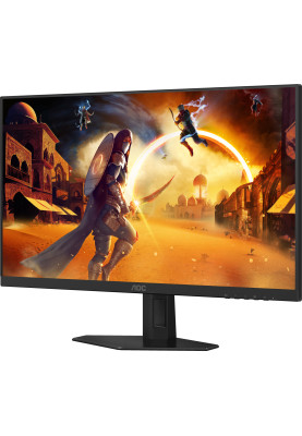 TFT 23.8" AOC 24G4XE, IPS, 180Гц, 0,5мс, 2хHDMI, DP, колонки, чорно-сірий