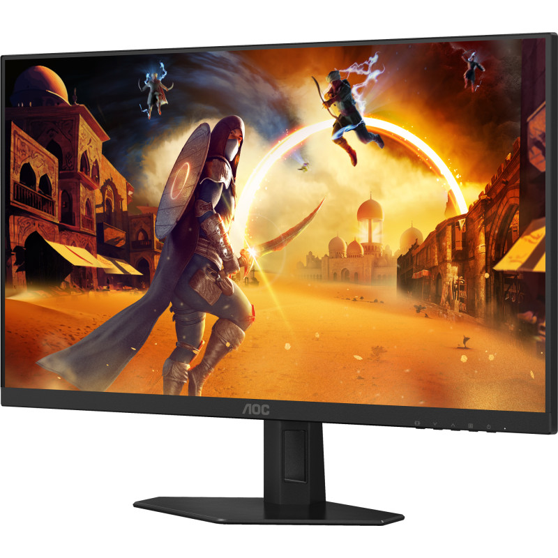 TFT 23.8" AOC 24G4XE, IPS, 180Гц, 0,5мс, 2хHDMI, DP, колонки, чорно-сірий