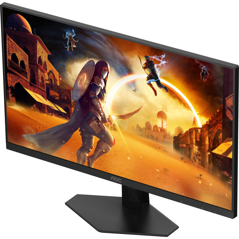TFT 23.8" AOC 24G4XE, IPS, 180Гц, 0,5мс, 2хHDMI, DP, колонки, чорно-сірий