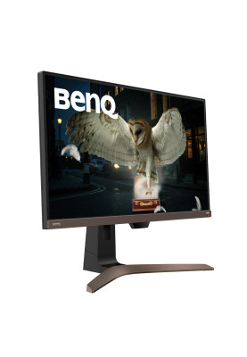 TFT 28" BenQ EW2880U, IPS, 4K, 5ms, 2 x HDMI, DP, USB-C, HAS, колонки, чорний з коричнево-сірим