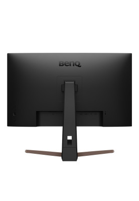 TFT 28" BenQ EW2880U, IPS, 4K, 5ms, 2 x HDMI, DP, USB-C, HAS, колонки, чорний з коричнево-сірим