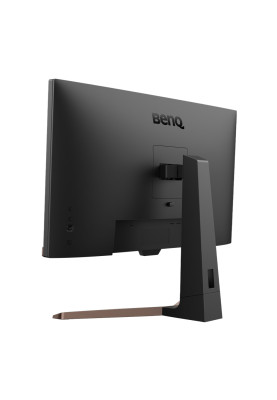 TFT 28" BenQ EW2880U, IPS, 4K, 5ms, 2 x HDMI, DP, USB-C, HAS, колонки, чорний з коричнево-сірим