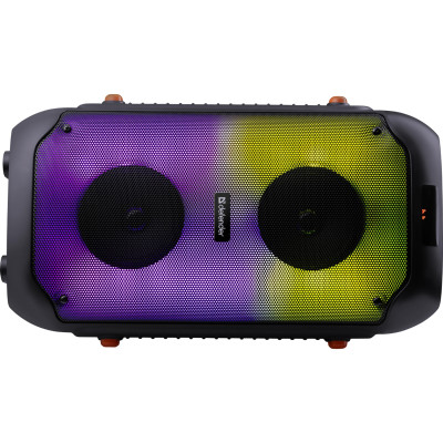 Акустична система 2.0 Defender Boomer 25, 25Вт RGB/BT/FM/USB/TF/AUX/MIC, чорна Акустична система 2.0 Defender Boomer 25, 25Вт RGB/BT/FM/USB/TF/AUX/MIC, чорна
