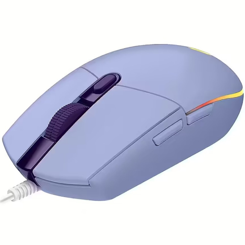 Мишка Logitech G102 Lightsync USB бузкова