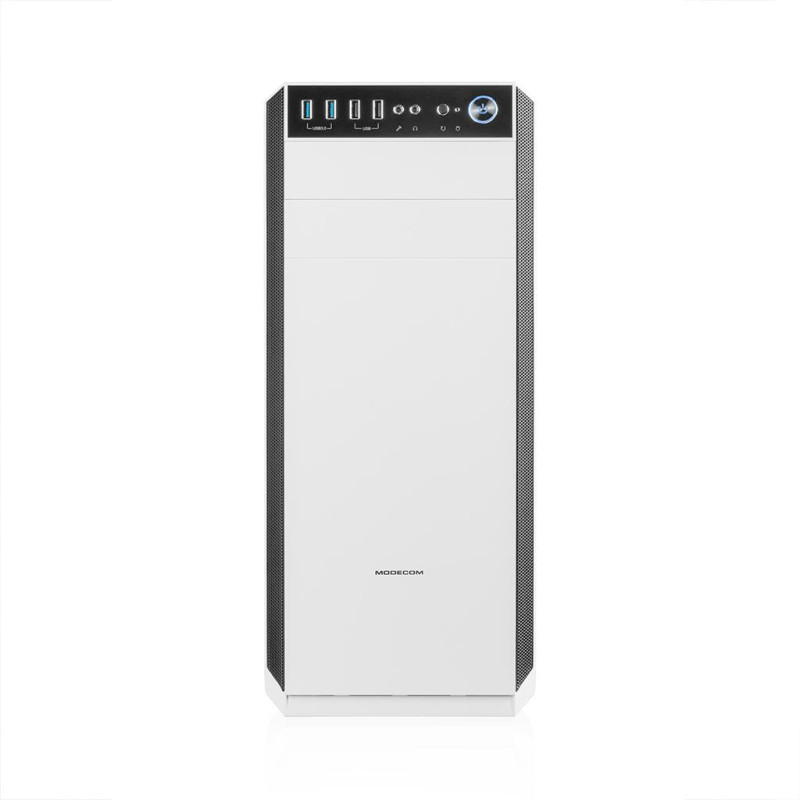 Корпус Modecom OBERON PRO WHITE без БЖ ATX
