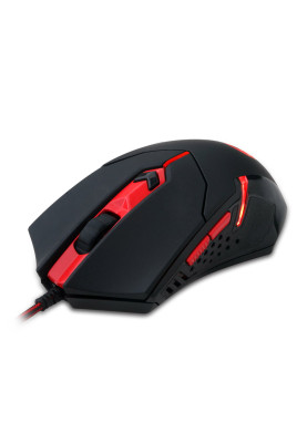 Комплект ігровий Redragon M601-BA, (миша+килимок), 3200 DPI Red LED чорний