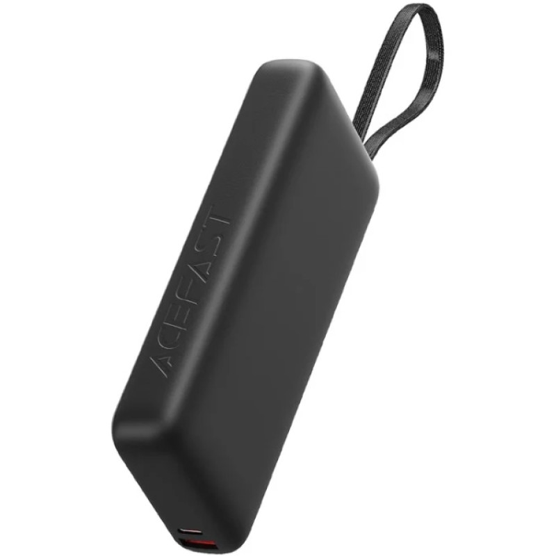 УМБ Acefast 20000mAh 130W PD,QC3.0 USB-A+USB-C In/Out,build-in cable M22 Gray