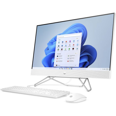 Моноблок 23.8'' HP 205 G8 Ryzen 3 5300U/8Gb/SSD512Gb/Cam/K&M/WiFi/W11P64/Starry White