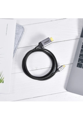 Кабель USB 3.1 Type-C M - HDMI M, 2.0m 4K 60Hz сірий Choetech