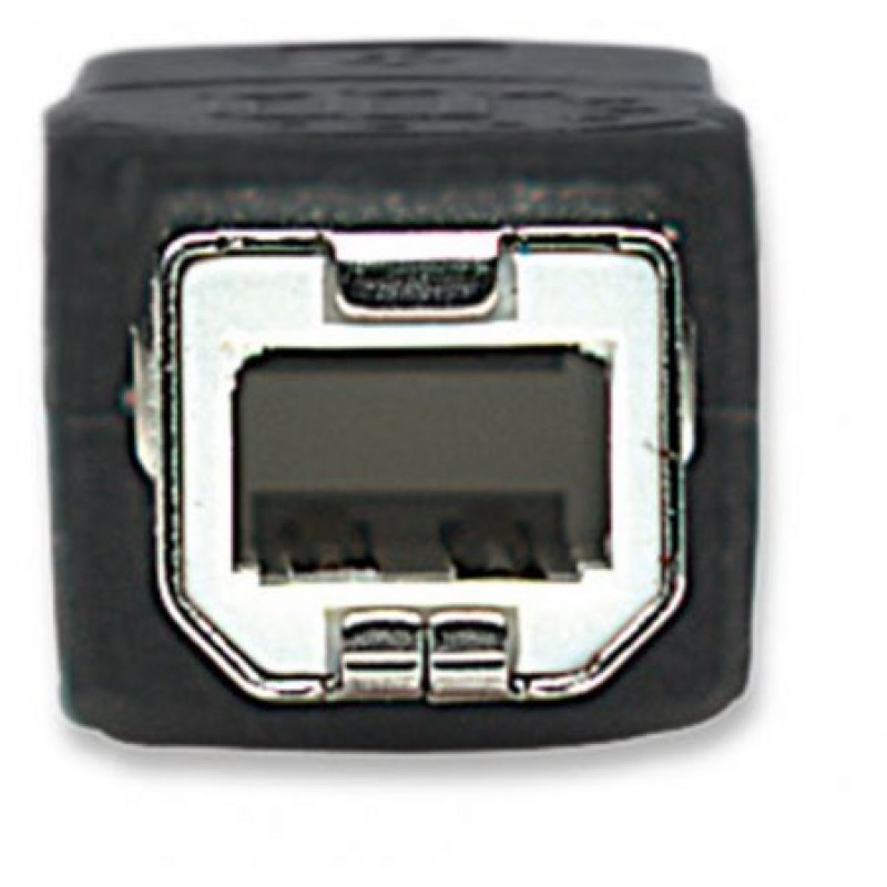 Кабель USB AM-BM, 5.0 м, чорний, Manhattan