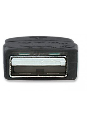 Кабель USB AM-BM, 5.0 м, чорний, Manhattan