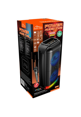 Акустична система 1.0 Media-Tech 50W, Bluetooth/FM/MP3/AUX/SD/USB/КАРАОКЕ/LED, чорна