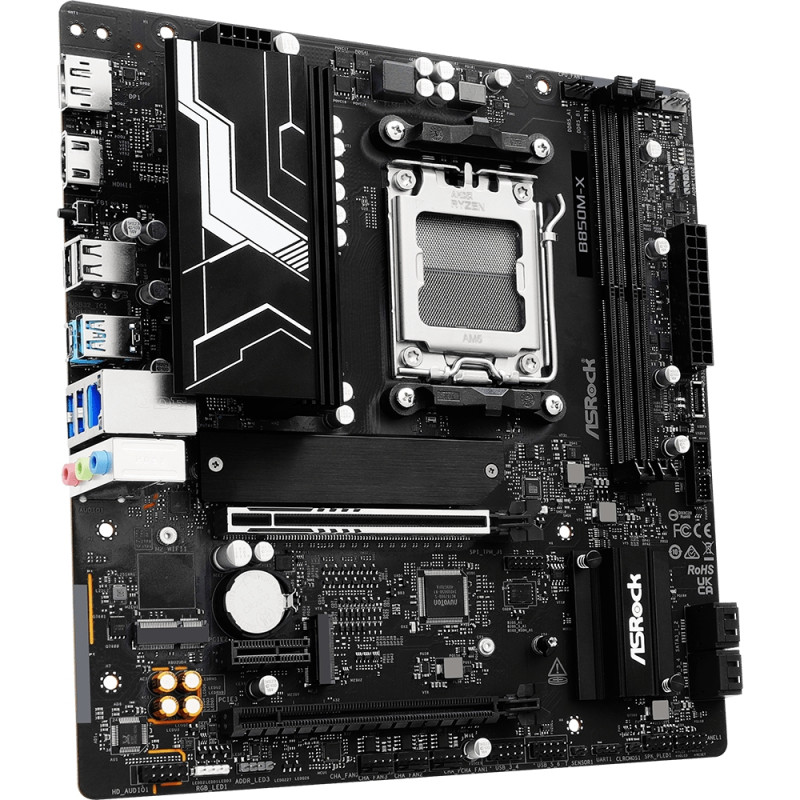 ASRock B850M-X R2.0 (AM5/B850, 2*DDR5, PCIex16, HDMI/DP, 4xSATA,2xM.2, 2.5GLan, mATX)