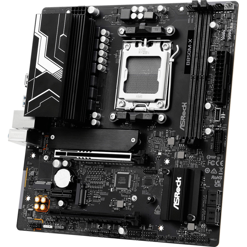ASRock B850M-X R2.0 (AM5/B850, 2*DDR5, PCIex16, HDMI/DP, 4xSATA,2xM.2, 2.5GLan, mATX)