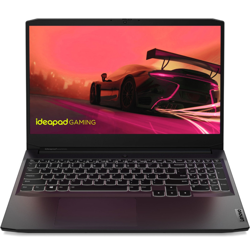 Ноутбук Lenovo IdeaPad Gaming 3 15.6"FHD IPS/R5-5500H/16/512SSD/RTX2050 4Gb/DOS/Black (82K202BMRA)