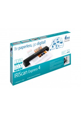 Сканер A4 Canon IRIScan Express 4 (1200 dpi, USB, портативний, протяжний, чорний)