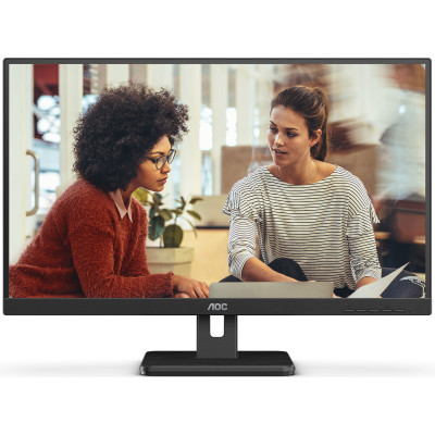 TFT 27" AOC 27E3UM, VA, 75Гц, D-Sub, HDMI, DP, USB-hub, колонки, чорний