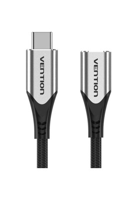 Кабель USB 3.1 Type-C M-F 1.0 м (подовжувач) 60W (20V/3A) 4K60HZ Thunderbolt 3 Vention