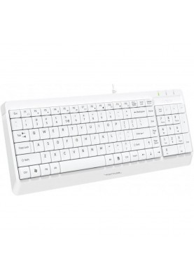 Клавіатура A4-Tech Fstyler FK15, USB, біла