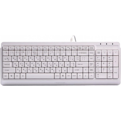 Клавіатура A4-Tech Fstyler FK15, USB, біла