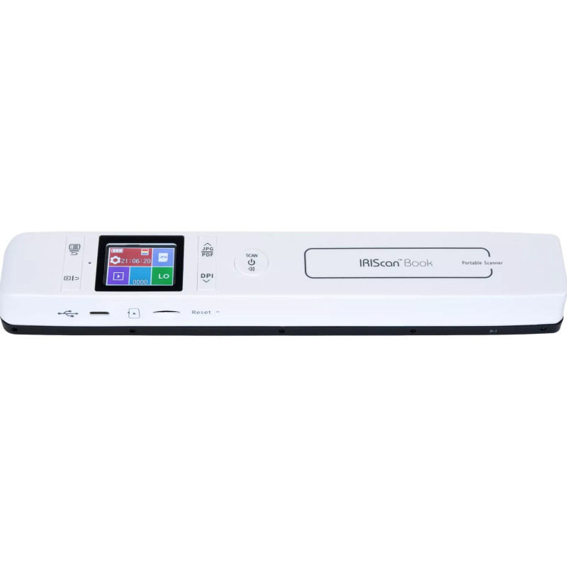 Сканер A4 Canon IRIScan Book 7 (1050dpi, USB, microSD, 15стор/хв, портативний, білий)