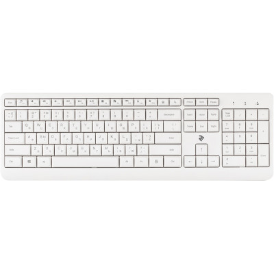 Клавіатура 2Е KS220 WL White