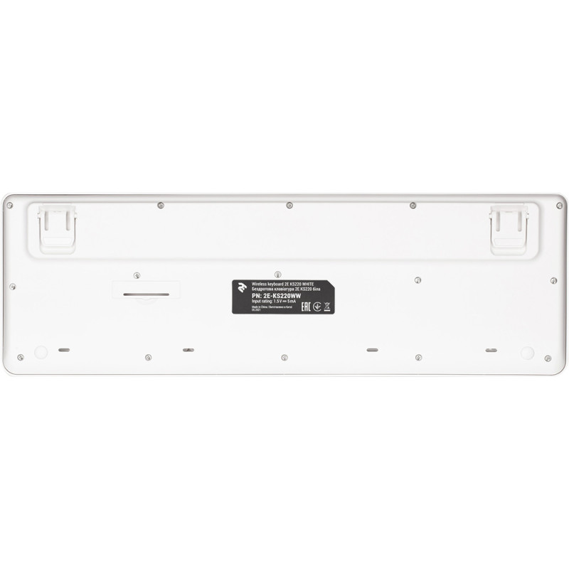 Клавіатура 2Е KS220 WL White