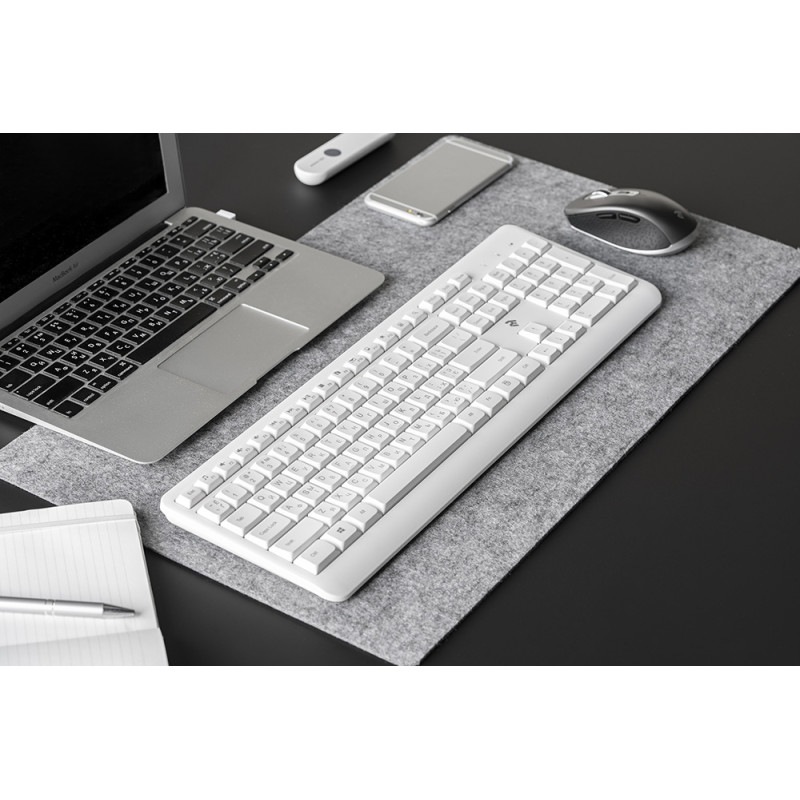 Клавіатура 2Е KS220 WL White